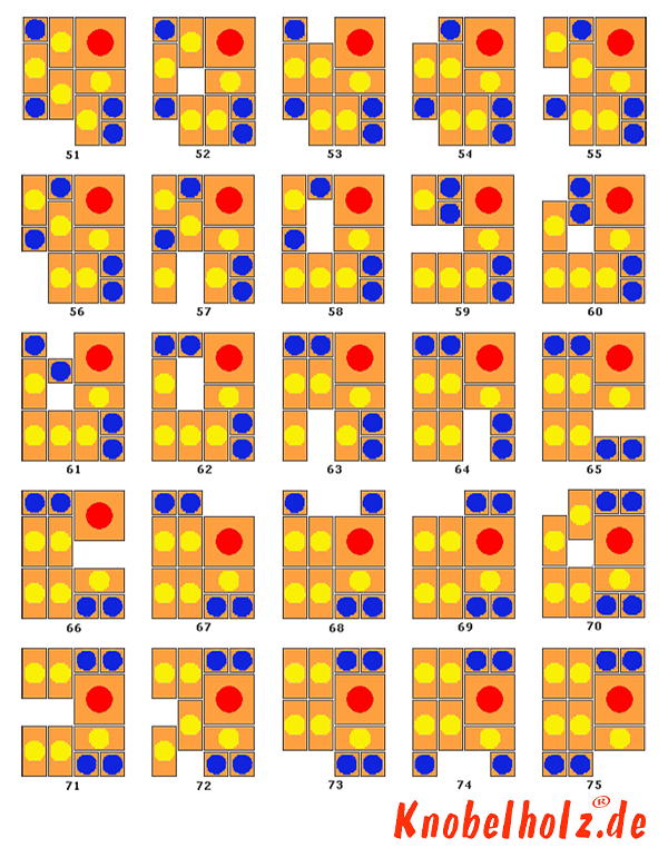 Хун Пан скользящая игра Шаги от 51 до 75 из 100 шагов