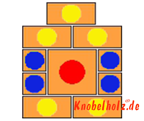 Khun Pan Sliding Game Start variant with 29 steps samena wooden puzzle