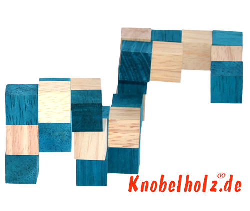 cubo di serpente casella di livello legno soluzione di puzzle arancione passo 8 soluzione per il cubo di serpente puzzle in legno