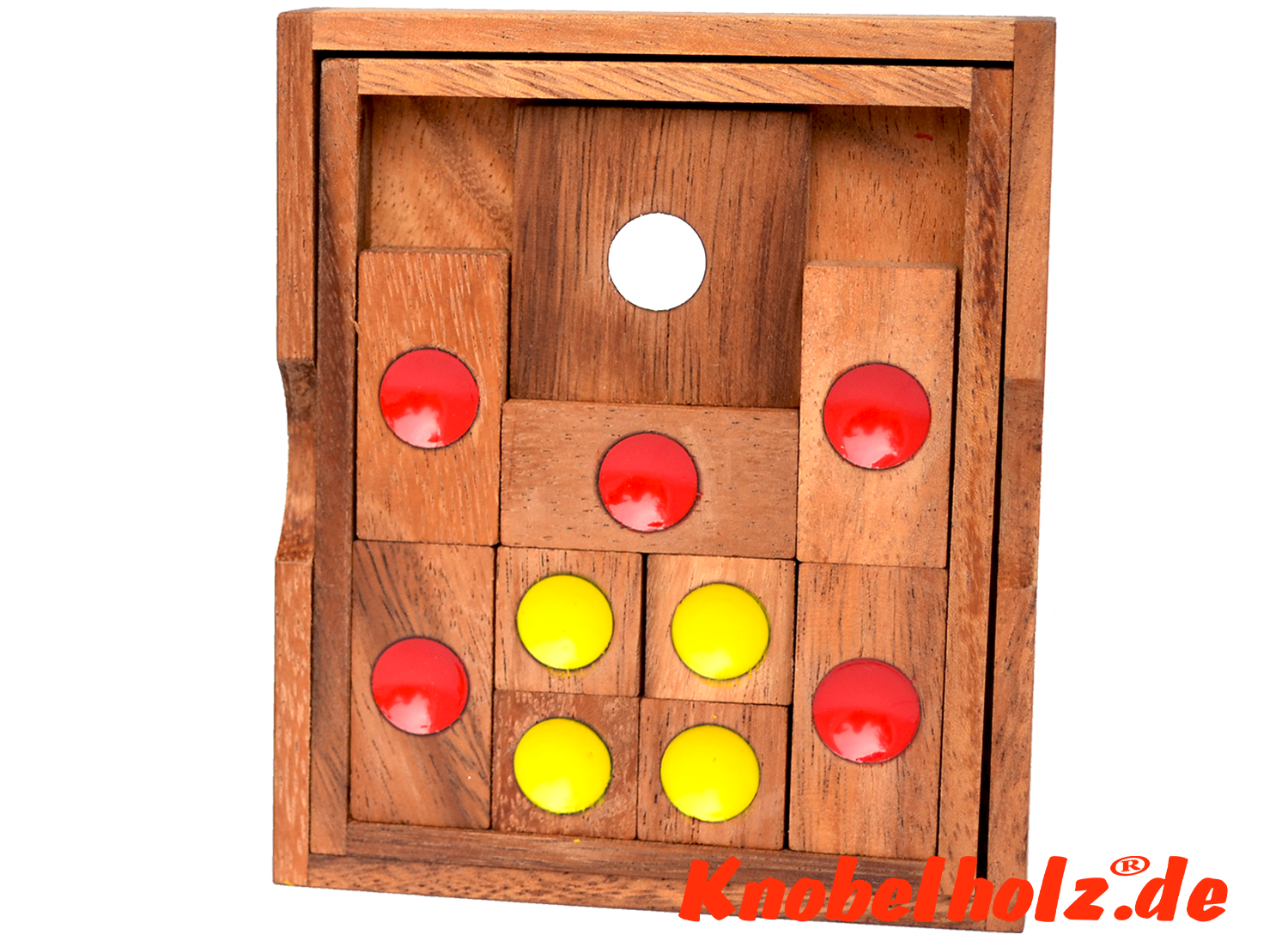 khun pan samanea wooden puzzle zum schieben in Holzbox