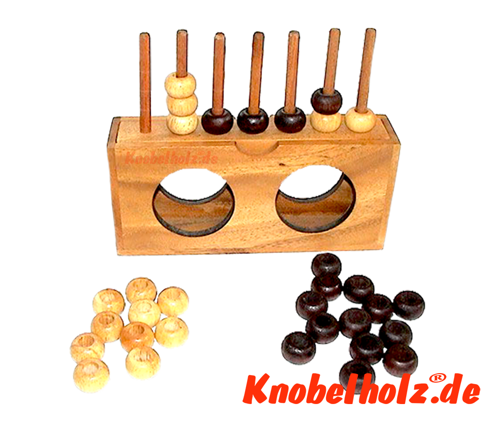 Vier in einer Reihe Strategie Spiel Connect Four in Samanea Holzbox mit Kugeln mit den Maßen 16,0 x 10,0 x 6 cm , bingo box samanea wood