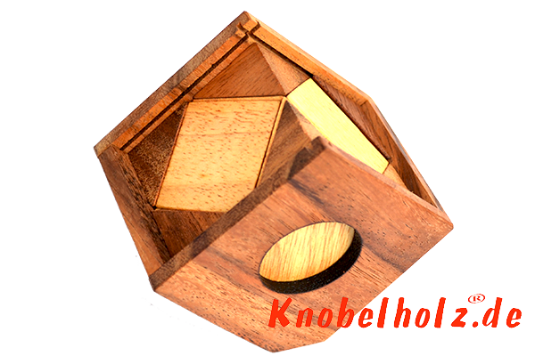 Triangle Cube Puzzle Box in 3 D Holzbox für 1 Spieler mit  Lösung thinking out of the box brain teaser