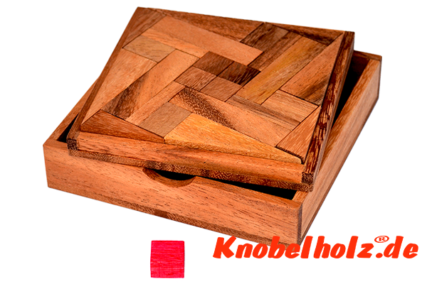 Legespiel Knobelspiel Tetris Holzboard 