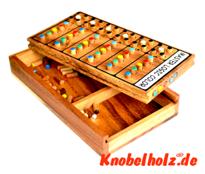 Master Logic Color Superhirn Logic Farbspiel aus Holz in den Maßen 20,8 x 11,5 x 4,5 cm, master logic samanea wooden game