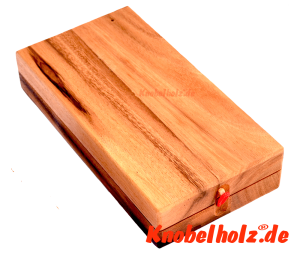 Kalaha afrikanisches Bohnenspiel  Strategiespiel Mancala Holzvbox in den Maßen 24,8 x 13,2 x 4,8 cm, mancala samanea wooden game